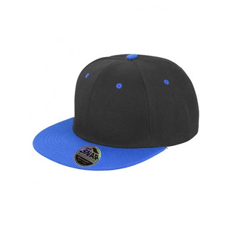 Sort og blå SnapBack cap med navn på