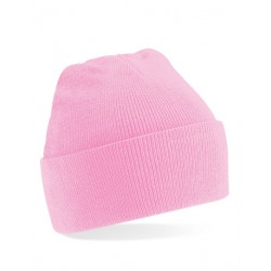 Lyserød hue med navn på