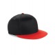 Sort og rød snapback junior cap med navn på