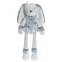Teddykompaniet grå Flufisser kaninbamse med navn på