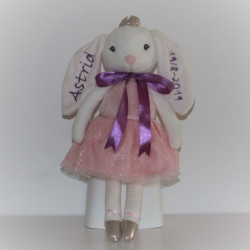 Teddykompaniet Ballerinas kanin bamse med navn på