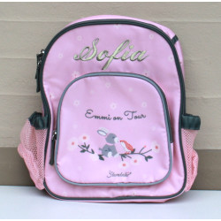 Sterntaler Lyserød Emmi børnetaske med navn på