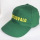 Caps i mørkegrøn med navn på