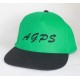 Grøn junior snapback cap med navn på