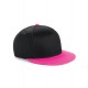 Sort/pink snapback cap med navn på
