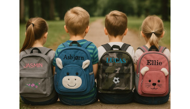 Børnetasker med navn
